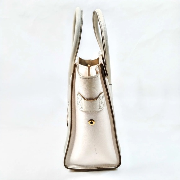 Authentic 💯CELINE Hand Bag  White Leather 427574 with COA certificate - Picture 16 of 17